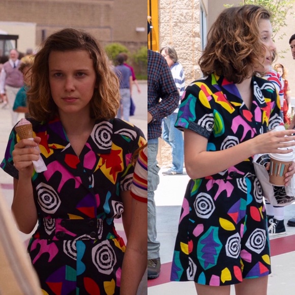 🌈SOLD🌈Target x Stranger Things • El Romper - Picture 8 of 8